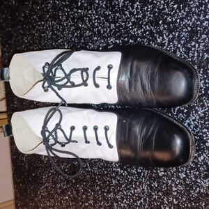 Amiana Lace Up Ankle Bootie Spats Size 7